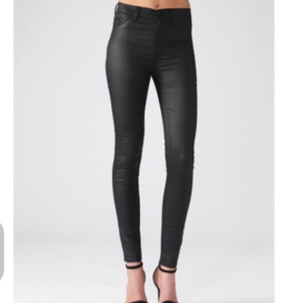 All Saints Stilt HighRise Skinny Coated Jeans